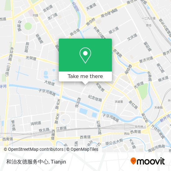 和治友德服务中心 map