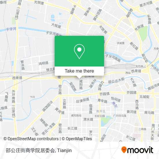 邵公庄街商学院居委会 map
