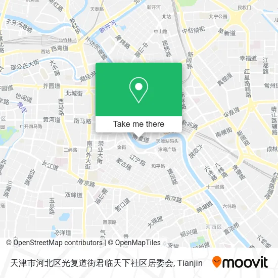 天津市河北区光复道街君临天下社区居委会 map