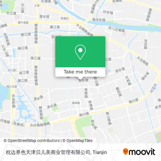 枕边界色天津贝儿美商业管理有限公司 map