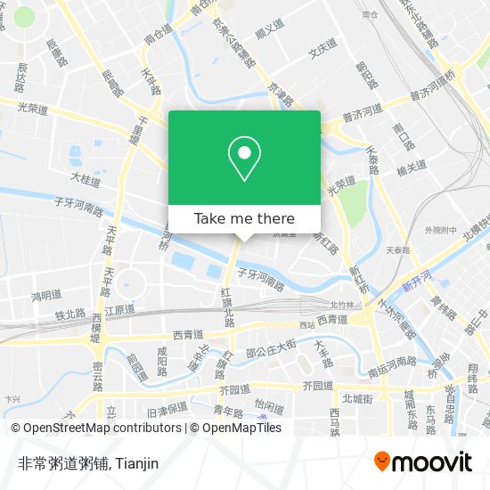 非常粥道粥铺 map
