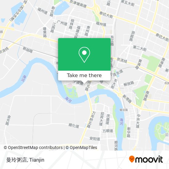 曼玲粥店 map