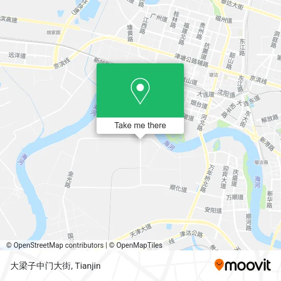 大梁子中门大街 map