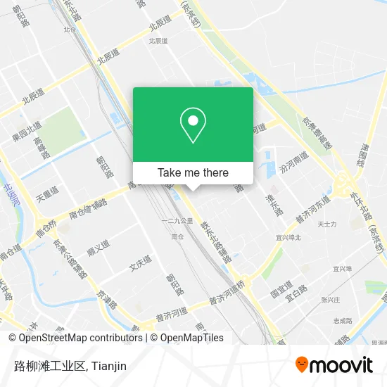 路柳滩工业区 map