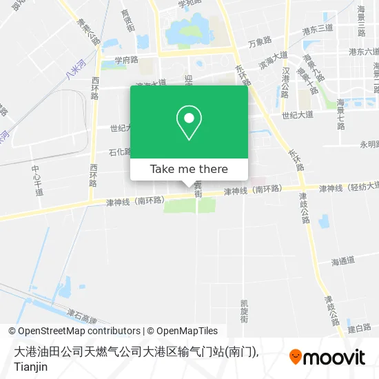 大港油田公司天燃气公司大港区输气门站(南门) map