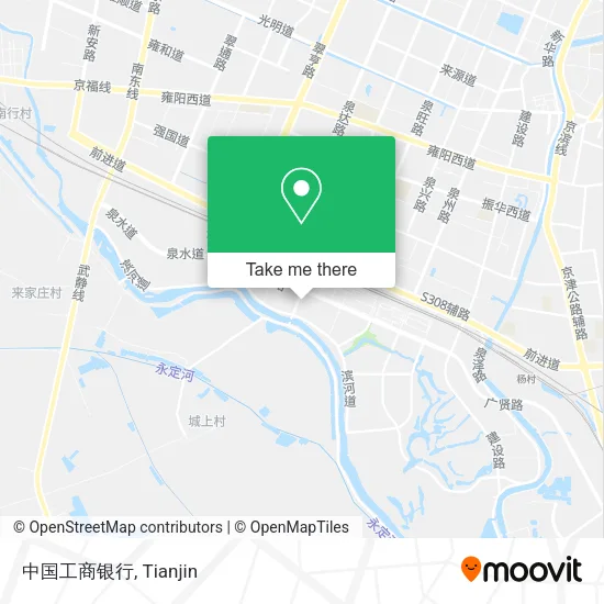 中国工商银行 map