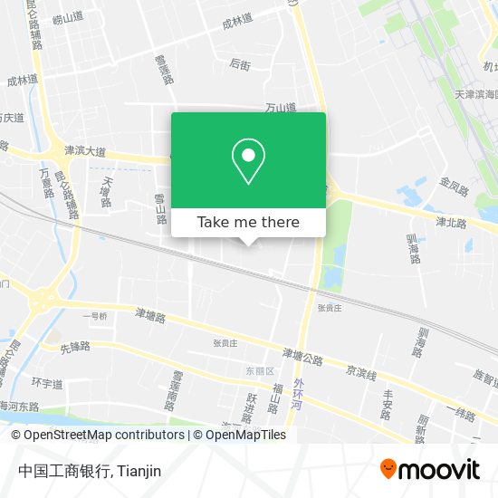 中国工商银行 map