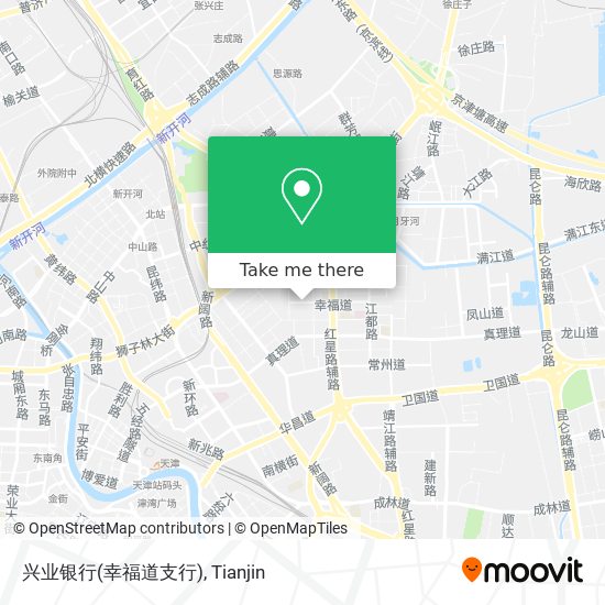 兴业银行(幸福道支行) map