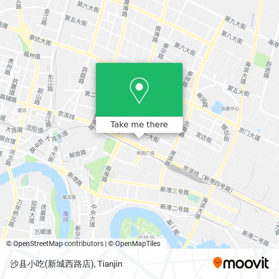 沙县小吃(新城西路店) map