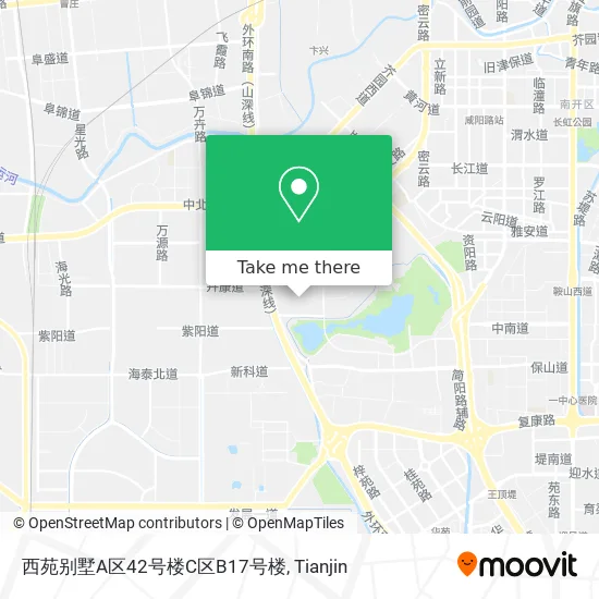 西苑别墅A区42号楼C区B17号楼 map
