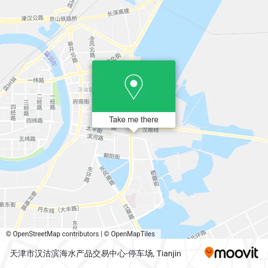 天津市汉沽滨海水产品交易中心-停车场 map