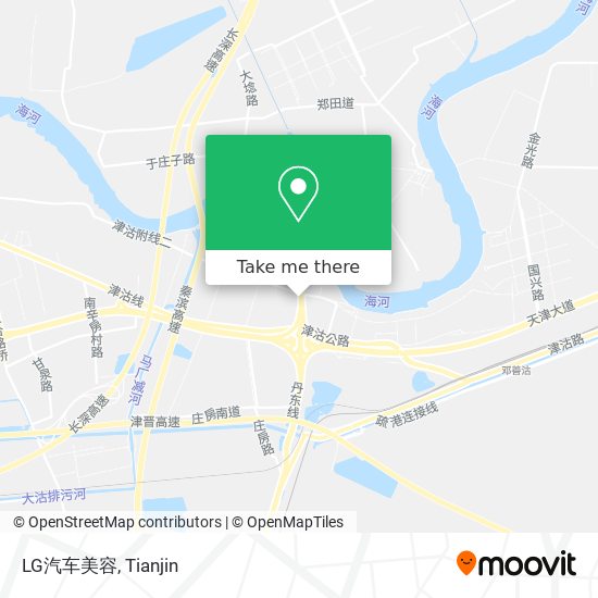 LG汽车美容 map