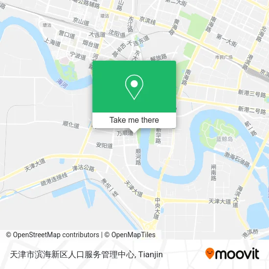 天津市滨海新区人口服务管理中心 map
