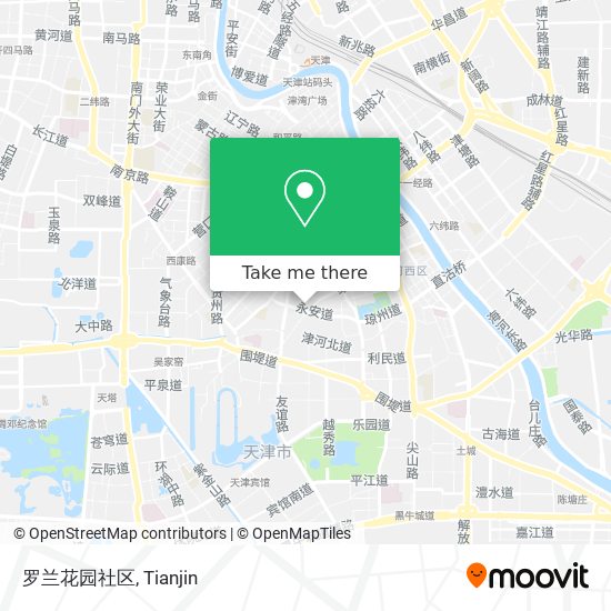 罗兰花园社区 map