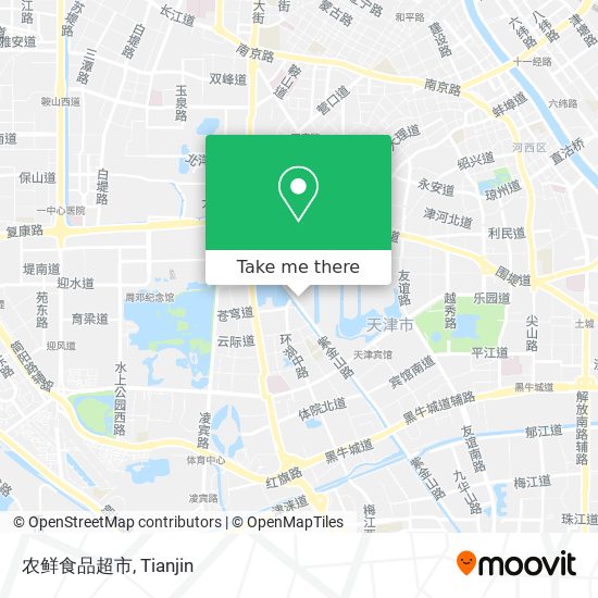 农鲜食品超市 map