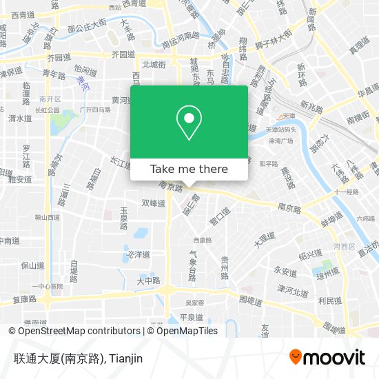 联通大厦(南京路) map