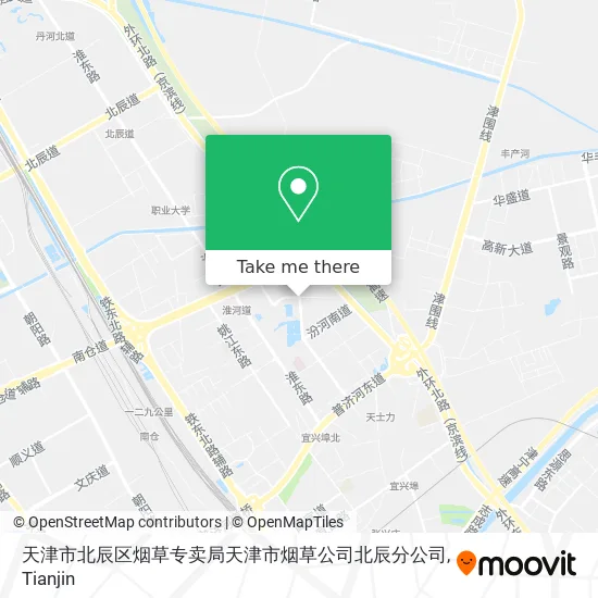 天津市北辰区烟草专卖局天津市烟草公司北辰分公司 map