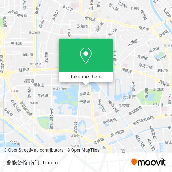 鲁能公馆-南门 map