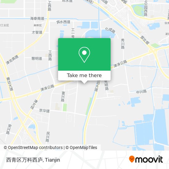 西青区万科西庐 map