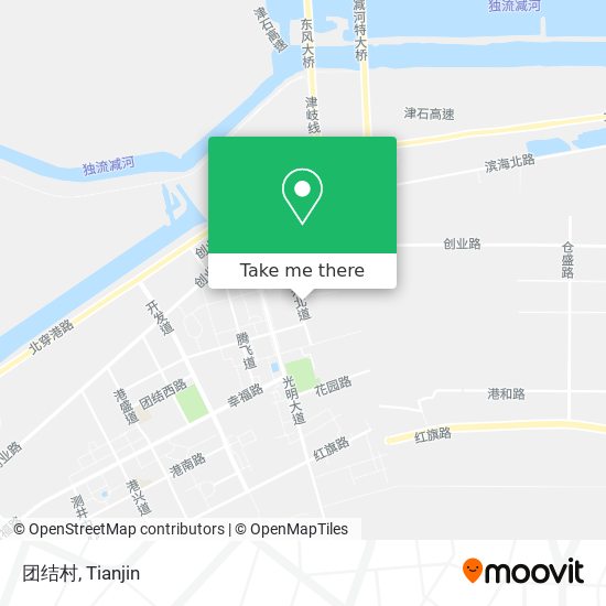 团结村 map