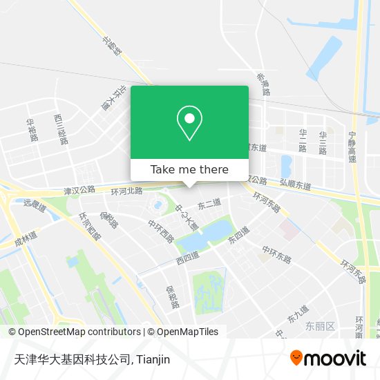 天津华大基因科技公司 map