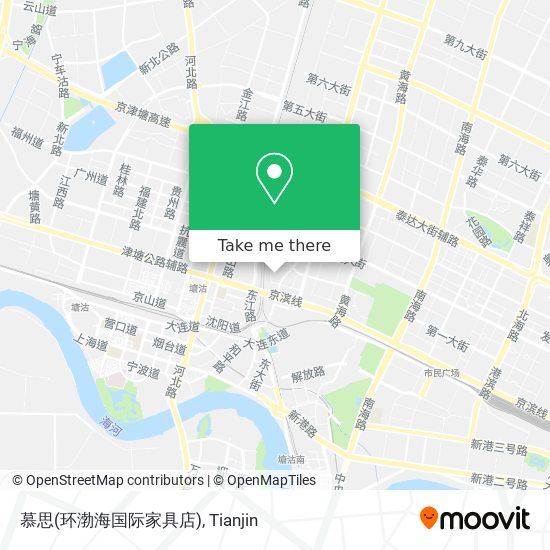 慕思(环渤海国际家具店) map