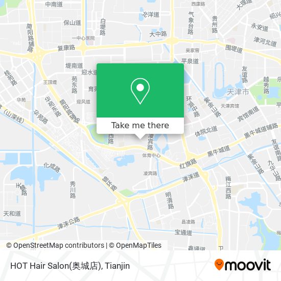 HOT Hair Salon(奥城店) map