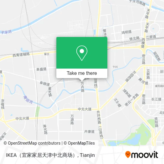 IKEA（宜家家居天津中北商场） map