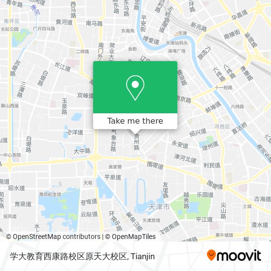 学大教育西康路校区原天大校区 map