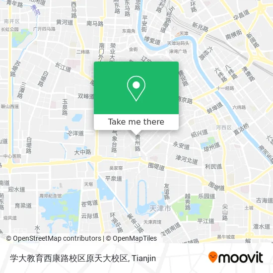 学大教育西康路校区原天大校区 map