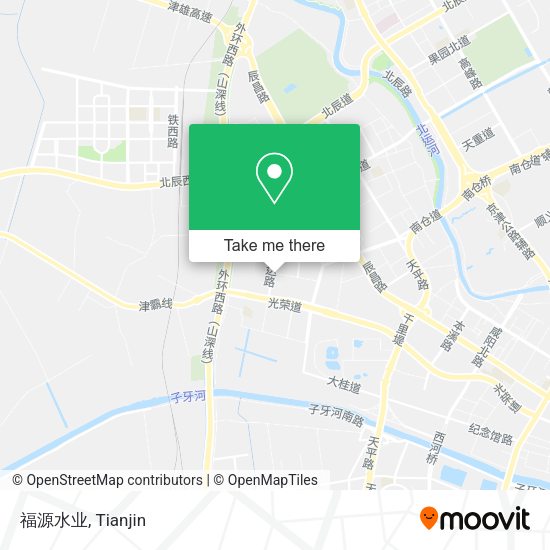 福源水业 map