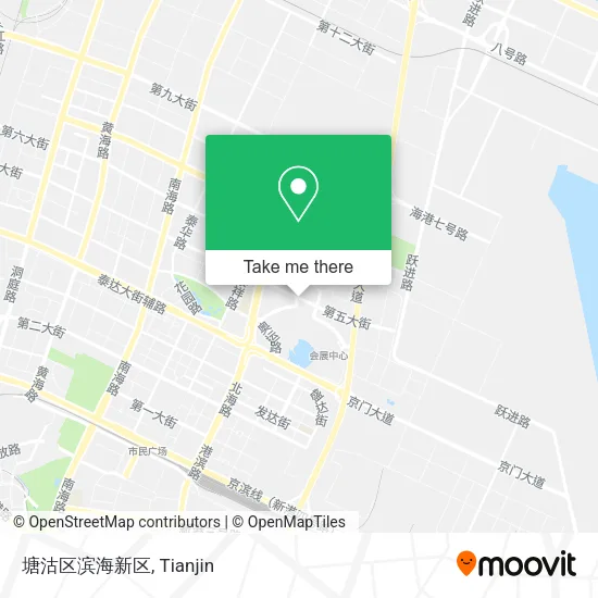 塘沽区滨海新区 map