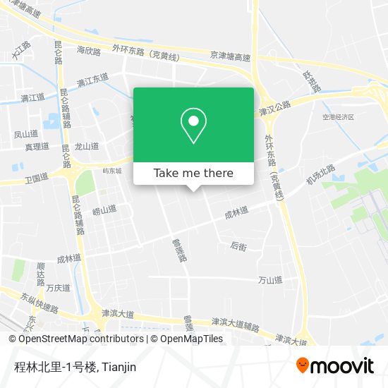 程林北里-1号楼 map