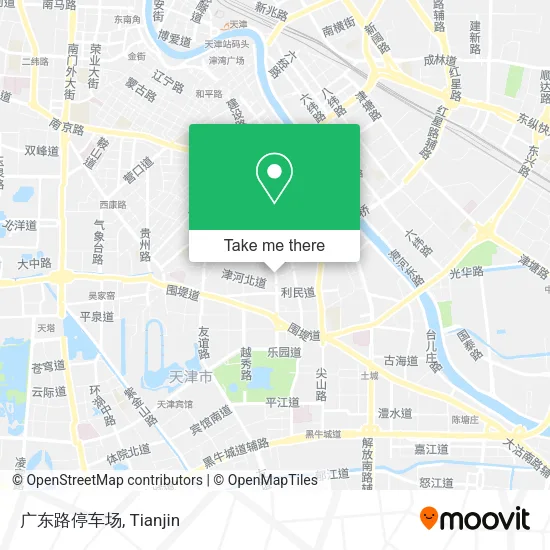 广东路停车场 map