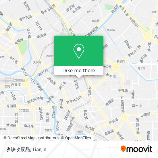 收铁收废品 map