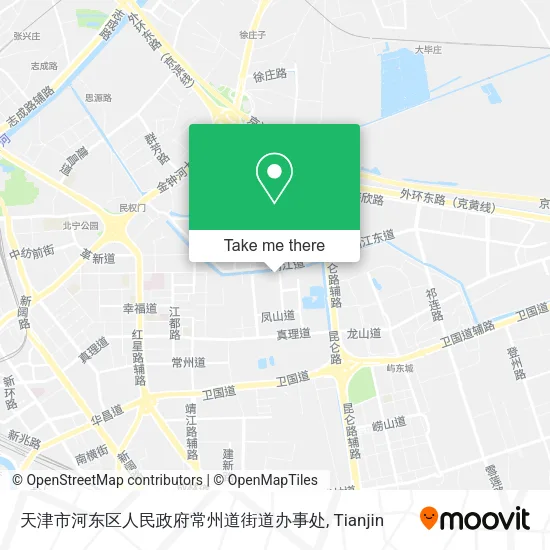 天津市河东区人民政府常州道街道办事处 map