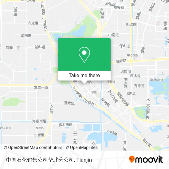 中国石化销售公司华北分公司 map
