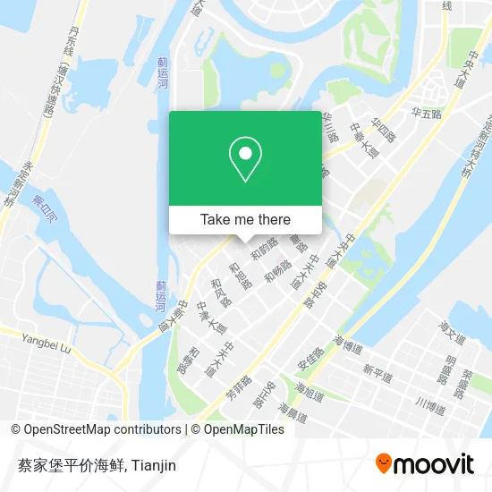 蔡家堡平价海鲜 map