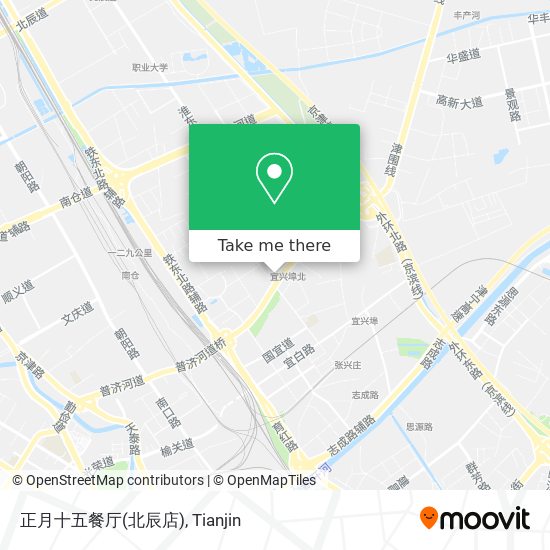 正月十五餐厅(北辰店) map