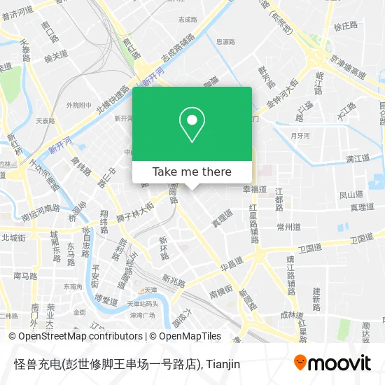 怪兽充电(彭世修脚王串场一号路店) map