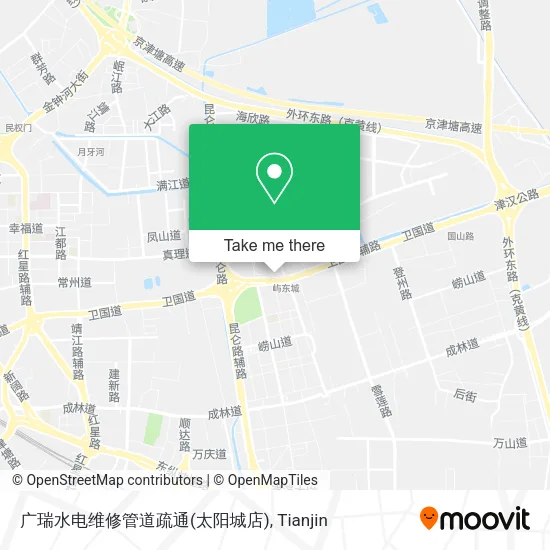 广瑞水电维修管道疏通(太阳城店) map