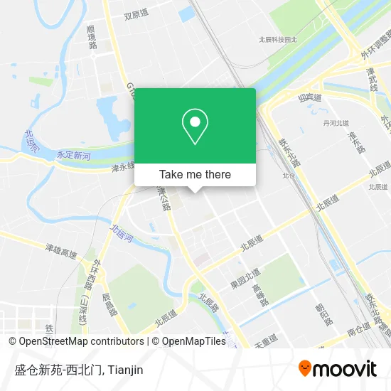 盛仓新苑-西北门 map