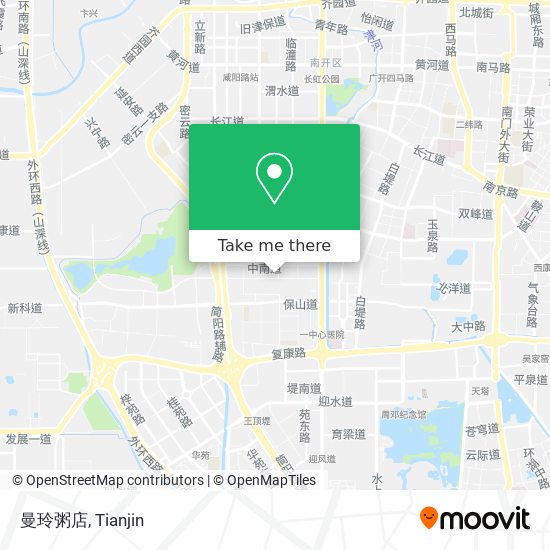 曼玲粥店 map