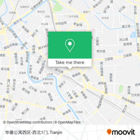 华馨公寓西区-西北1门 map