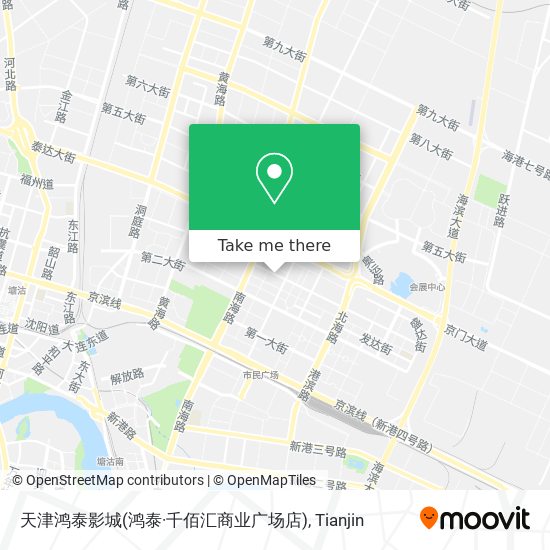 天津鸿泰影城(鸿泰·千佰汇商业广场店) map