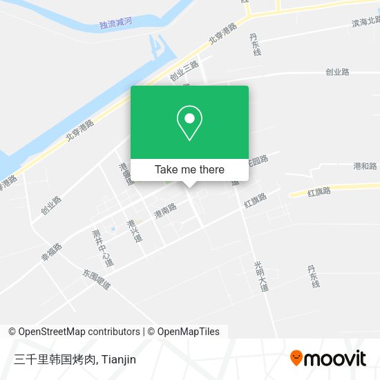 三千里韩国烤肉 map