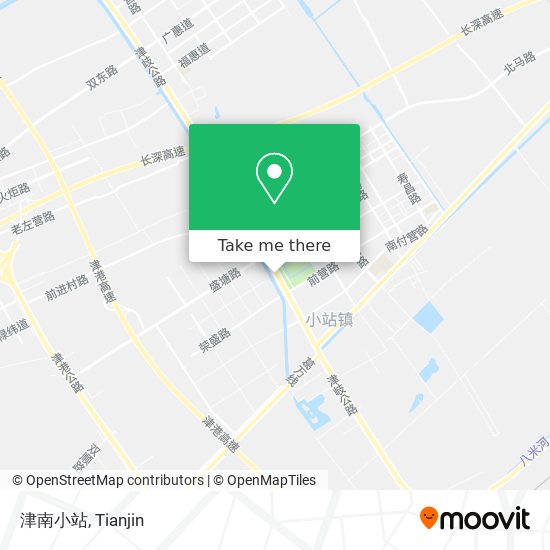 津南小站 map