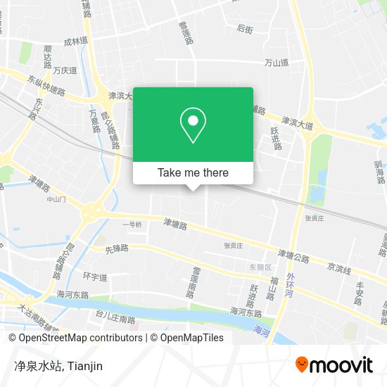 净泉水站 map
