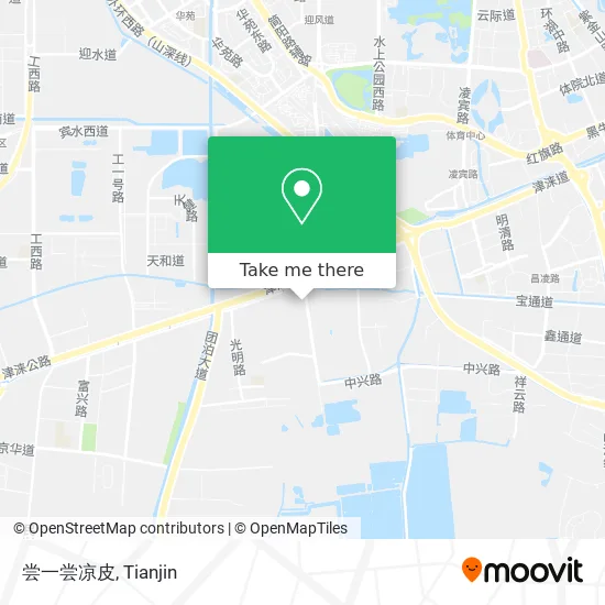 尝一尝凉皮 map