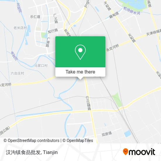 汉沟镇食品批发 map